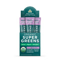 Organic SuperGreens Stick Packs Powder Berry Flavor 16 Count Box bottle