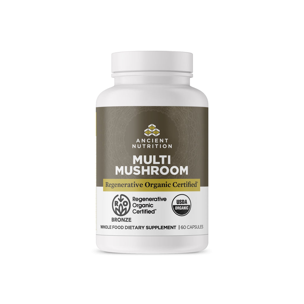 Regenerative Organic Certified® Multi Mushroom Capsules (30 Servings) bottle