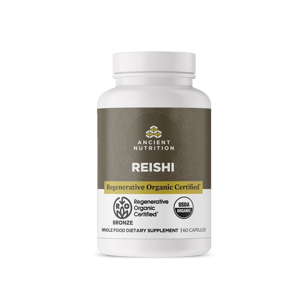 Regenerative Organic Certified® Reishi Capsules (30 Servings) bottle