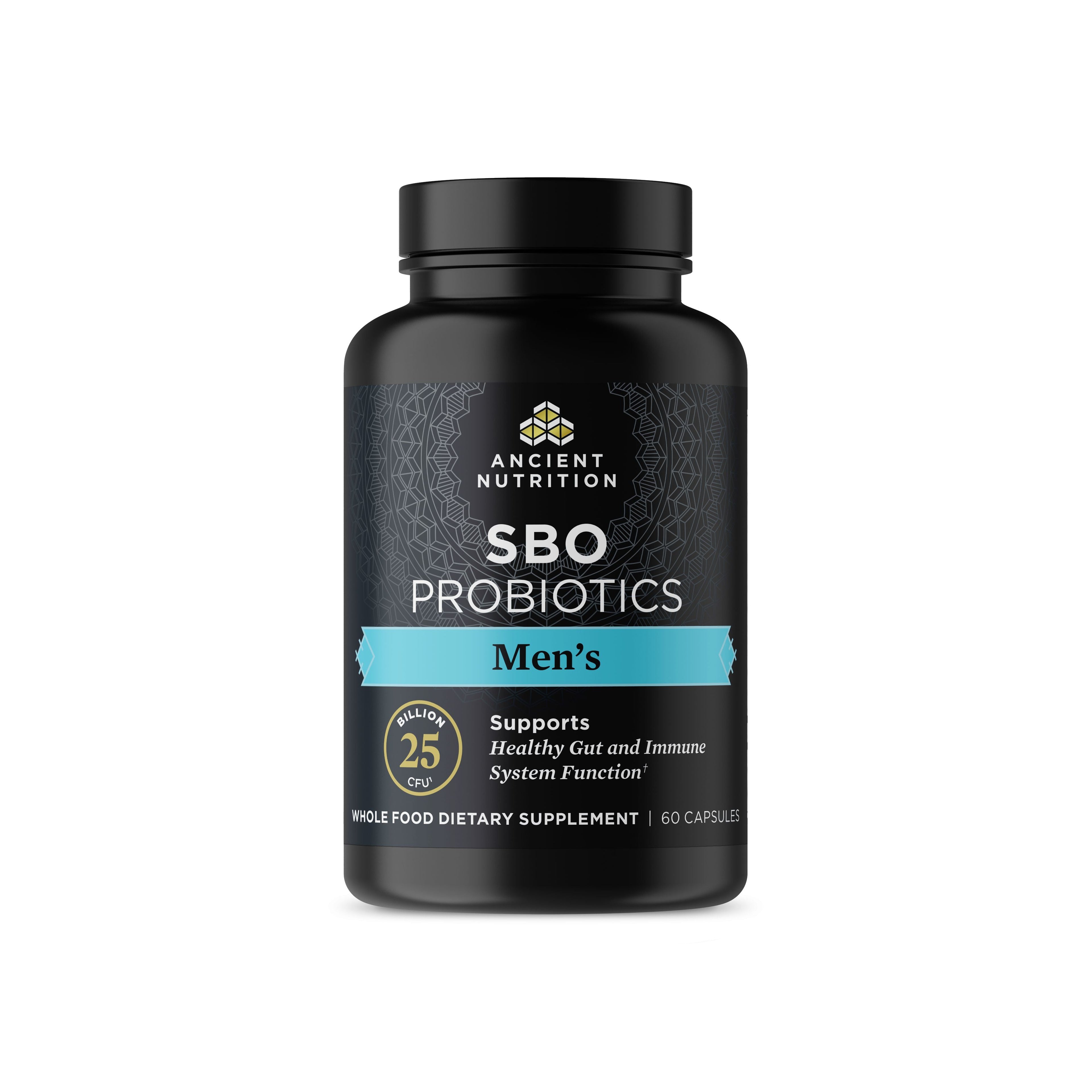 SBO Probiotics Men's Capsules (60 Capsules) bottle